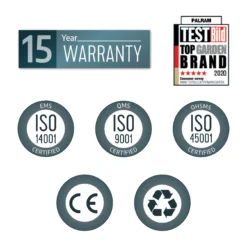 Palram - Canopia Stockholm Grey Non-retractable Awning, (L)5.88m (H)3.24m (W)3.41m -Outdoor Living Sales Store palram canopia stockholm grey non retractable awning l 5 88m h 3 24m w 3 41m7290108602524 02t bq