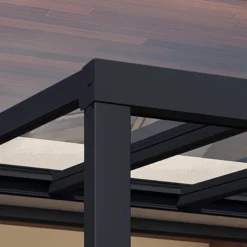 Palram - Canopia Stockholm Grey Non-retractable Awning, (L)5.88m (H)3.24m (W)3.41m -Outdoor Living Sales Store palram canopia stockholm grey non retractable awning l 5 88m h 3 24m w 3 41m7290108602524 08i bq