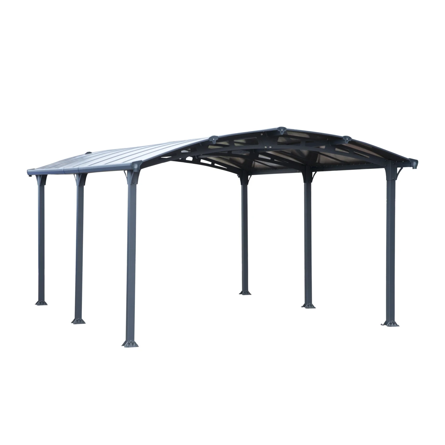 Palram - Canopia Tucson Grey Rectangular Gazebo, (W)5.02m (D)3.59m - Assembly Required 2 Palram - Canopia Tucson Grey Rectangular Gazebo, (W)5.02m (D)3.59m - Assembly Required - Image 2