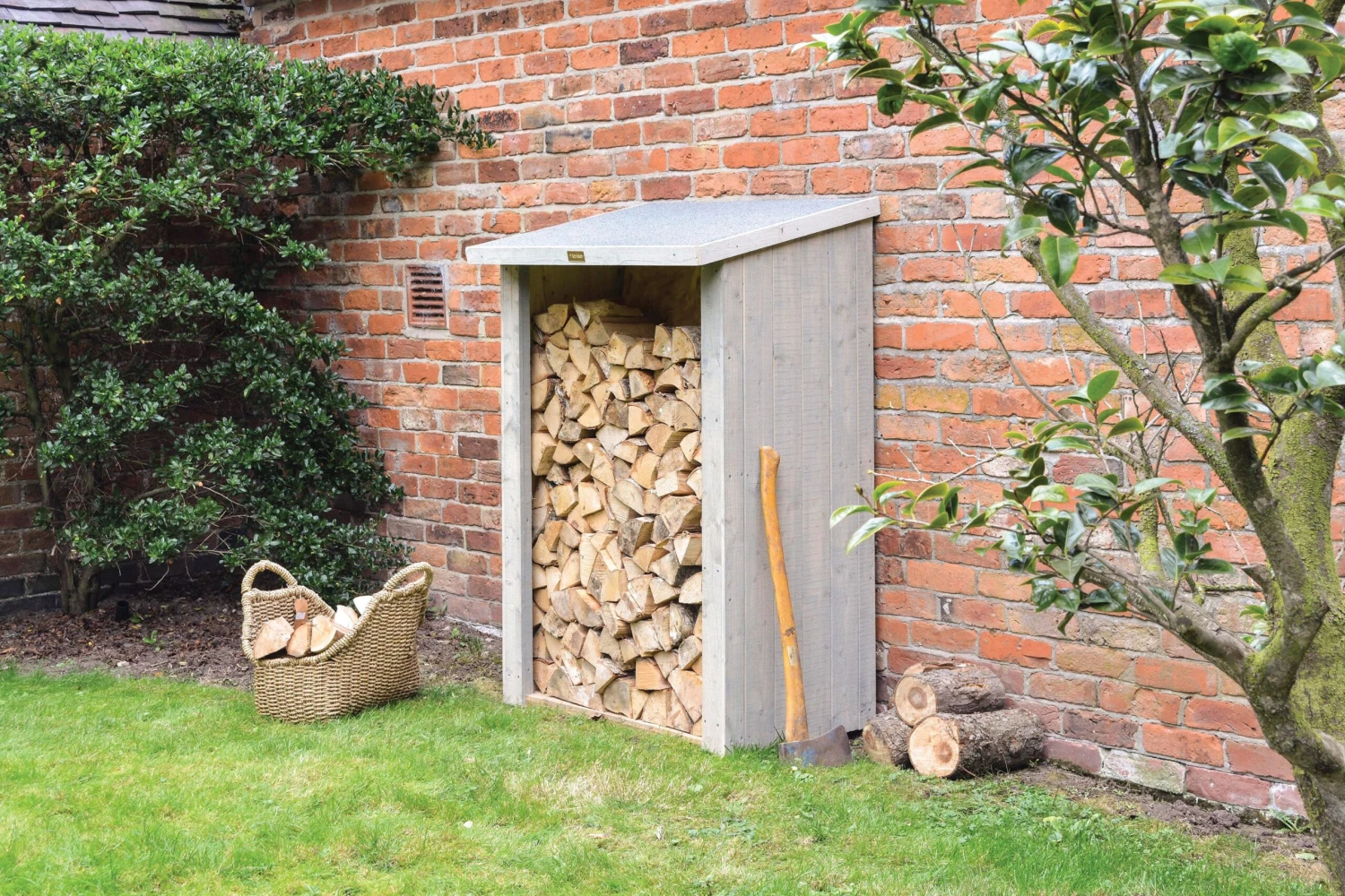 Rowlinson Heritage Wooden Log Store 1 Rowlinson Heritage Wooden Log Store