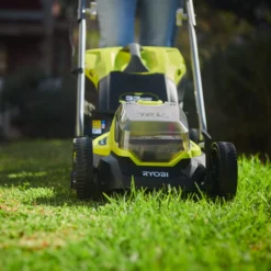 Ryobi ONE+ RLM18X33B50B Cordless 18V Rotary Lawnmower -Outdoor Living Sales Store ryobi one rlm18x33b50b cordless 18v rotary lawnmower4892210185860 05i bq