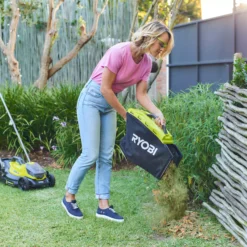 Ryobi ONE+ RLM18X33B50B Cordless 18V Rotary Lawnmower -Outdoor Living Sales Store ryobi one rlm18x33b50b cordless 18v rotary lawnmower4892210185860 07i bq