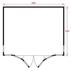 Shire Blenheim 10x8 Apex Shiplap Wooden Summer House With Bi-fold Door - Assembly Service Included -Outdoor Living Sales Store shire blenheim 10x8 apex shiplap wooden summer house with bi fold door assembly service included5019804111213 02t