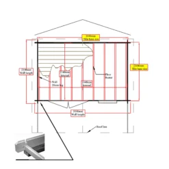Shire Cannock 12x8 Ft Toughened Glass Apex Tongue & Groove Wooden Cabin With Felt Tile Roof 10 Shire Cannock 12x8 Ft Toughened Glass Apex Tongue & Groove Wooden Cabin With Felt Tile Roof -Outdoor Living Sales Store shire cannock 12x8 ft toughened glass apex tongue groove wooden cabin with felt tile roof5019804111329 02t