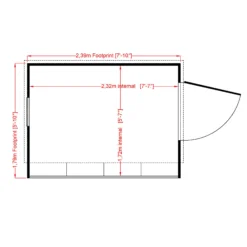 Shire Iceni 8x6 Ft Pent Shiplap Wooden Shed With Floor -Outdoor Living Sales Store shire iceni 8x6 ft pent shiplap wooden shed with floor5019804118991 02t bq