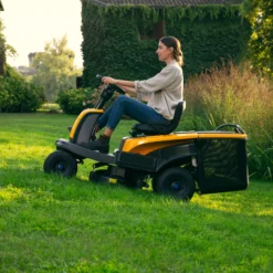 Stiga Battery-powered Ride-on Lawnmower 48V 19 Stiga Battery-powered Ride-on Lawnmower 48V -Outdoor Living Sales Store stiga battery powered ride on lawnmower 48v8008984852570 01i