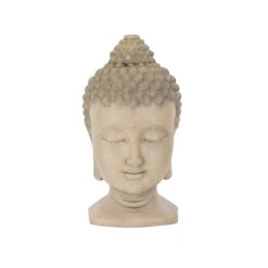 Terrastyle Cream Buddha Head Garden Ornament (H)46cm 6 Terrastyle Cream Buddha Head Garden Ornament (H)46cm -Outdoor Living Sales Store terrastyle cream buddha head garden ornament h 46cm5021346520491 36c bq