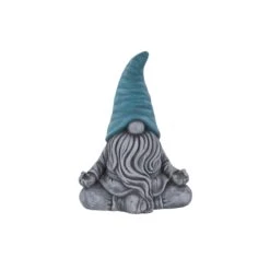 Terrastyle Grey, Blue Polystone Gnome Garden Ornament (H)43cm