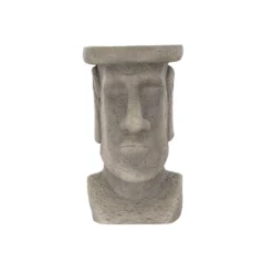 Terrastyle Grey Easter Island Head Garden Ornament (H)48.5cm -Outdoor Living Sales Store terrastyle grey easter island head garden ornament h 48 5cm5021346520217 36c bq