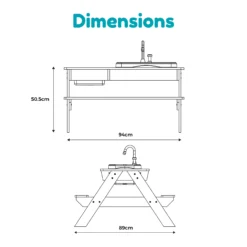 TP Toys Splash & Play Timber Sand & Water Picnic Table 15 TP Toys Splash & Play Timber Sand & Water Picnic Table -Outdoor Living Sales Store tp toys splash play timber sand water picnic table5021854106170 01t bq