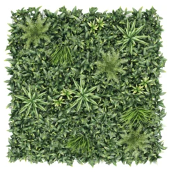 Vertical Square Artificial Plant Wall, (H)1m (W)1m