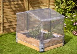 Verve Kitchen Garden Grey Polyphenylene Ether (PPE) & Steel Easy Access Grow Cover, (L)0.8m (W)0.6m -Outdoor Living Sales Store verve kitchen garden grey polyphenylene ether ppe steel easy access grow cover l 0 8m w 0 6m3663602760245 03bq
