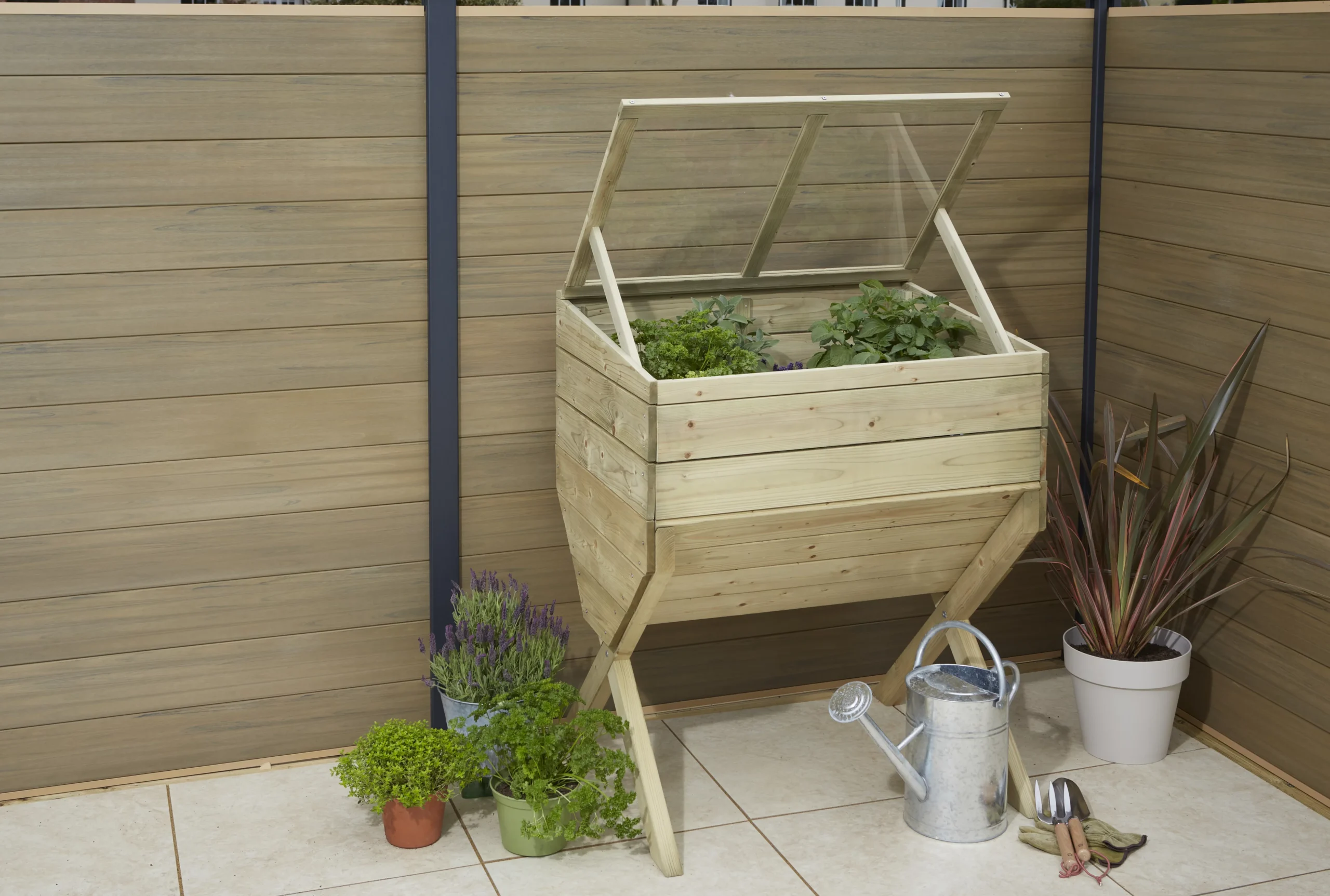 Verve Softwood Coldframe 37cm(H) 93cm(W) 6 Verve Softwood Coldframe 37cm(H) 93cm(W) - Image 6