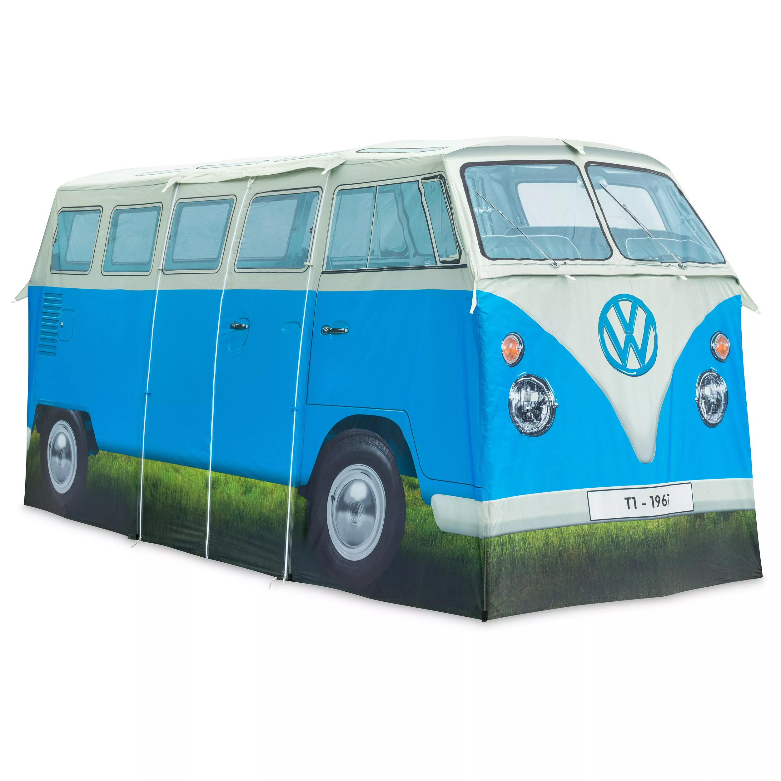 Volkswagen Blue Camper Van Quick Pitch Tent 1 Volkswagen Blue Camper Van Quick Pitch Tent