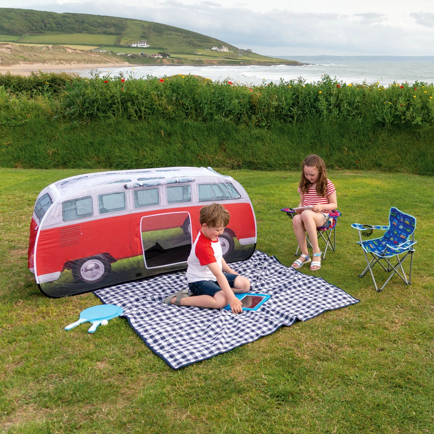 Volkswagen Red Camper Van Pop Up Tent 10 Volkswagen Red Camper Van Pop Up Tent - Image 10