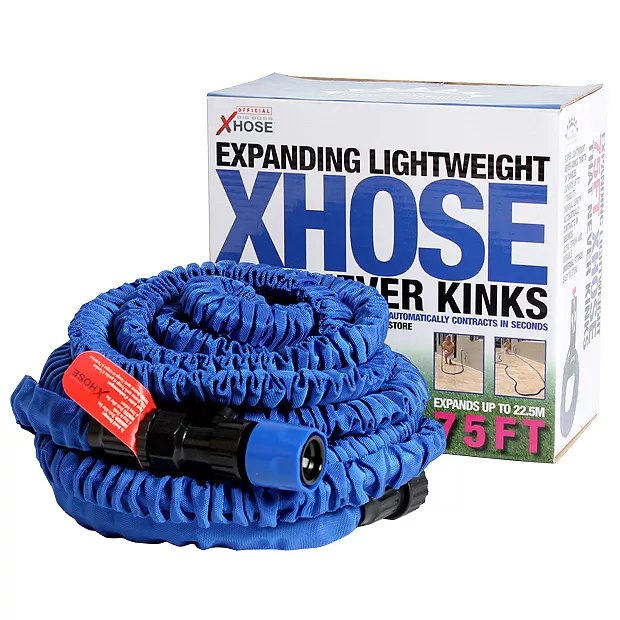XHose Blue Flexible Extendable Expanding Hose Pipe (L)22.24m 1 XHose Blue Flexible Extendable Expanding Hose Pipe (L)22.24m